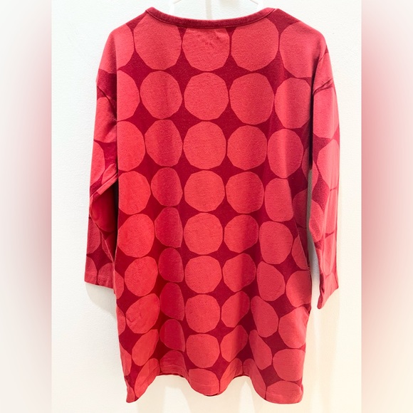 Marimekko x Uniqlo Limited Edition Girls Jersey Tunic Dress Polka Dot Size 130 - Picture 8 of 9